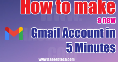 how to create a gmail account in 5 min
