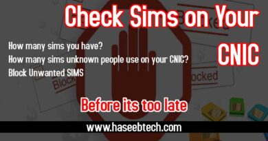 check sims on your cnic