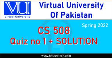 cs508 quiz solution