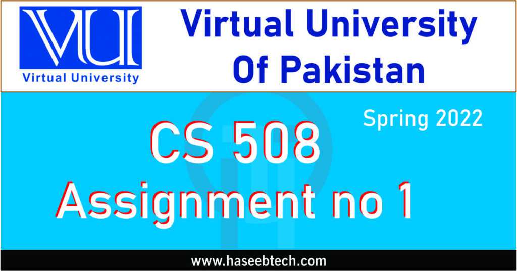 cs508 assignment